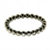 Bague "Carla Black" Anneau en argent noir et zircon