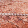 Chaîne argent maille épi 1mm
