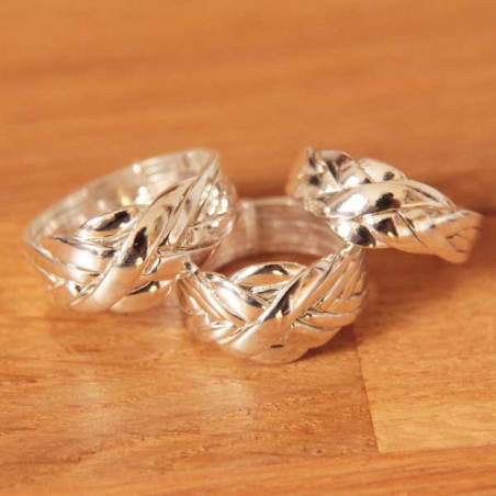 Bagues puzzle 4, 6 ou 8 anneaux argent