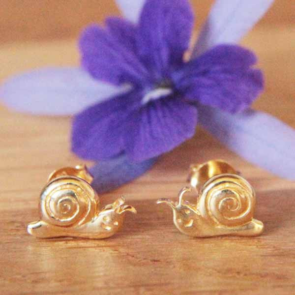 Boucles D'oreille Clips Escargot Résine Translucide - Modèle 1274 - État Neuf