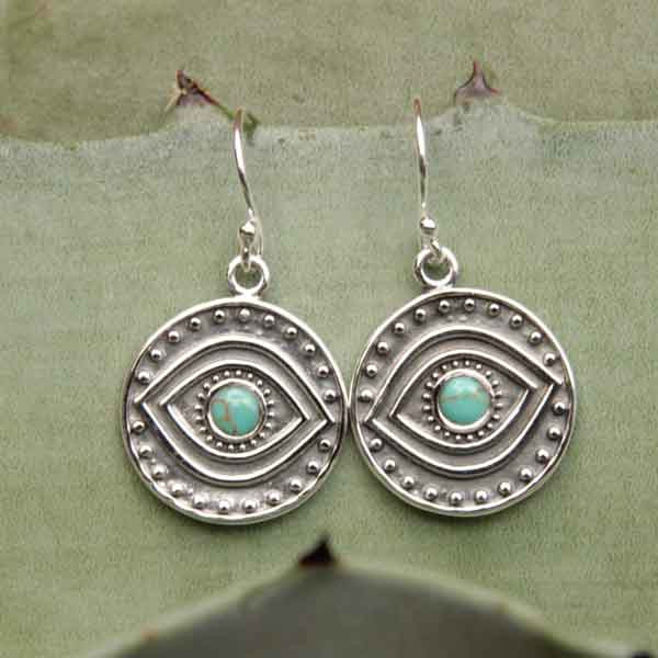Boucles d'oreilles Clip pendantes – Lapis-Lazuli, Acier et Chaînettes