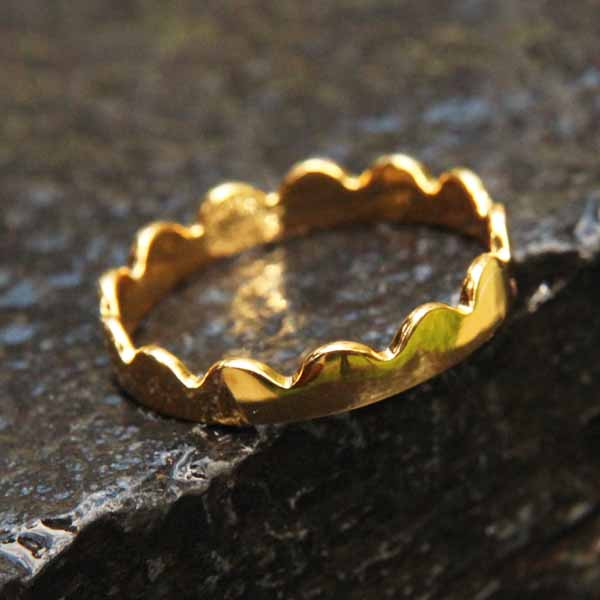 Bague Ancienne Argent Massif - Tête De Femme Couronnée, Taille 55, Bon état Vintage