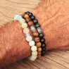 Bracelets pierres naturelles pour homme