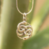 Pendentif serpent qui se mord la queue en argent