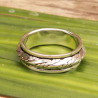 Bague tournante antistress Minlho en argent massif pour homme