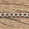 Chaîne homme maille gourmette taille moyenne 6 mm