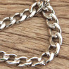 Chaîne homme maille gourmette taille moyenne 6 mm