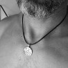 Collier Homme Salomon médaillon Pentagramme en argent massif