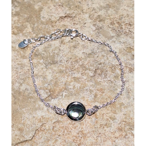 Bracelet Zion avec pierre de Bali en argent