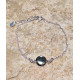 Bracelet Zion avec pierre de Bali en argent