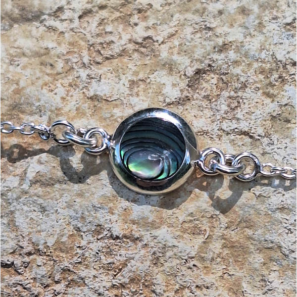 Bracelet Zion avec pierre de Bali en argent