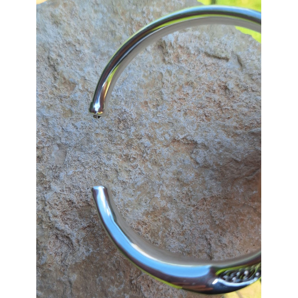 Bracelet Zomba en Argent  avec Fermoir Aimanté