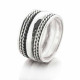 Bague anneau large Kolaka pour homme