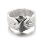 Bague argent alliance Turque ou bague "Puzzle" 8 bandes