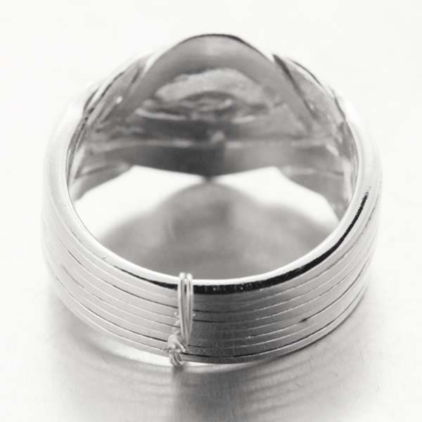 Bague argent alliance Turque ou bague "Puzzle" 8 bandes