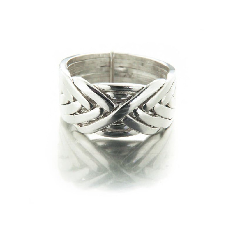 Bague Puzzle 5 Bandes Sundance - Taille 9 - Neuf Sans Emballage - Style Bande Pour Femme