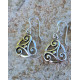 Boucles d'Oreilles Triskel en Argent 925 – Élégance Celtique