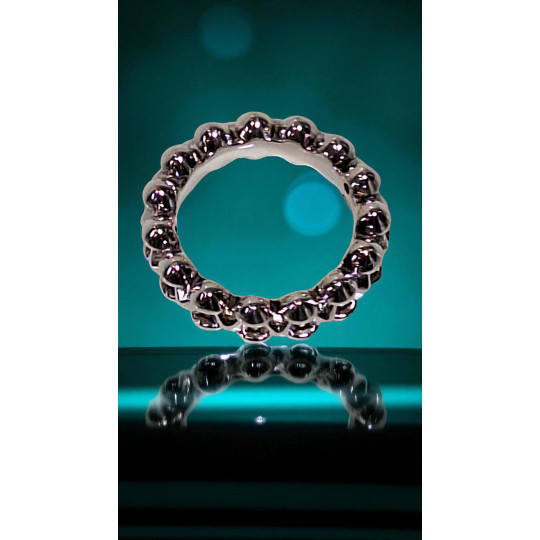 Bague  Xena clous en argent