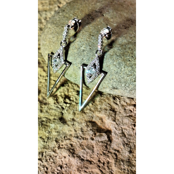 Boucles d'oreilles Libertad en argent 925