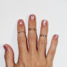 Bague de phalange "Isis" anneau simple doré ou argenté