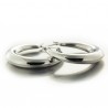 Boucles d'oreilles cubaines argent 30mm
