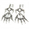 Boucles d'oreilles orientales "Jamilha" en argent
