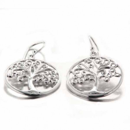 Parure Tree Of Life collier et boucles d'oreilles argent