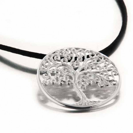 Parure Tree Of Life collier et boucles d'oreilles argent