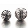 Pendentif argent Bola de grossesse larmes ciselées