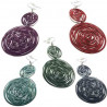 Boucles d'oreilles fantaisie longues Spring colorées