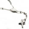 Collier Chapelet en argent massif