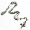 Collier Chapelet en argent massif
