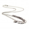 Collier Simona ras de cou en argent