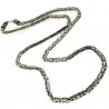 Collier homme maille Balinaise Snake en argent massif