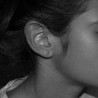 Boucles d'oreilles puces Bouddha Siddhartha en argent