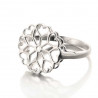 Bague argent Star of Love étoile et cœurs ajourés