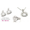 Collier fin ras de cou Star of Love coeurs et étoiles argent