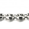 Maille grain de café argent 13 mm