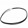 Collier ras de cou cuir et argent pour homme