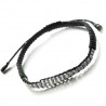 Bracelet de cheville Playa del Sol en corde et argent