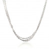 Collier ras de cou Milla, 3 chaînes fines