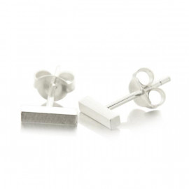 Puces d'oreille acier inoxydable demi-fleur strass 0323580