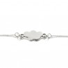 Bracelet fin Little Cloud, nuage et chaîne fine argent