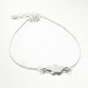 Bracelet fantaisie petit nuage argent