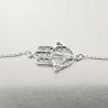 Bracelet porte bonheur main de Fatma argent