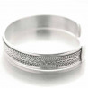 Jonc Balinais Lampug traditionnel pour homme en argent massif