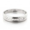 Demi alliance en argent et zirconium