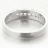 Demi alliance en argent et zirconium