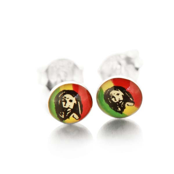 Boucles D'oreilles Puces En Argent 925 Avec Opales D'Ethiopie - Neuves Bimonia