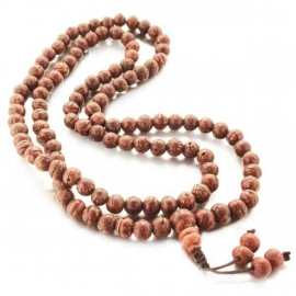 Collier Mala de prières Népalais en graines de Bodhi